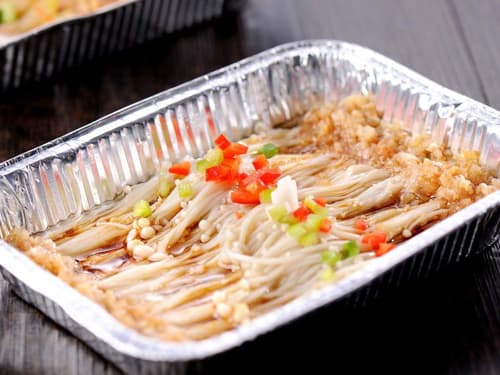 吉林锡纸烤金针菇